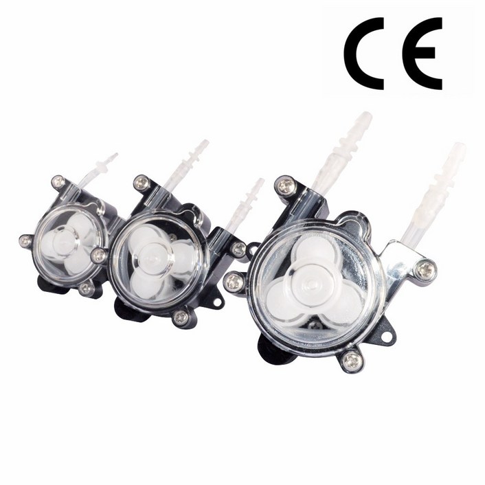 무동력펌프 실험실용 정량 펌프 연동 헤드 분석 용수 6.12V - 2X4 tube  65ml DC 0150ml분
