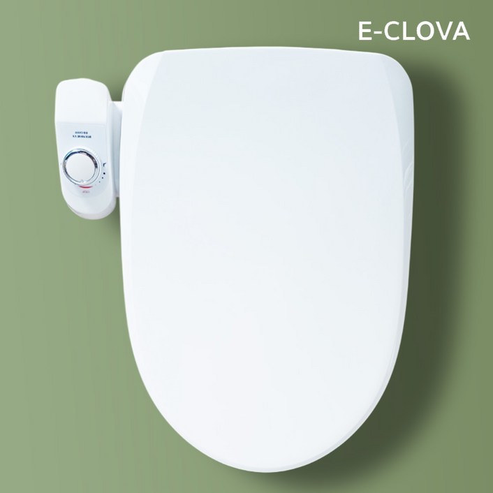 이크로바 기계식비데 무전원 냉수전용 시트일체형 수동비데 HB5000 2노즐, 고객직접설치, HB5000