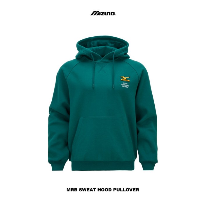 국내배송 미즈노 MRB SWEAT HOOD PULLOVER 그린 신축성 좋은 편안한 캐주얼 남녀공용 맨투맨 국내배송 미즈노 MRB SWEAT HOOD PULLOVER 그린 신축성 좋은 편안한 캐주얼 남녀공용 맨투맨