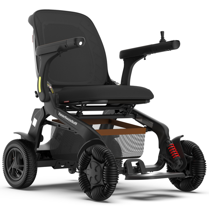 화메디 로보휠 폴드10 휴대형 접이식 전동 휠체어 전동스쿠터, 블랙, 1개