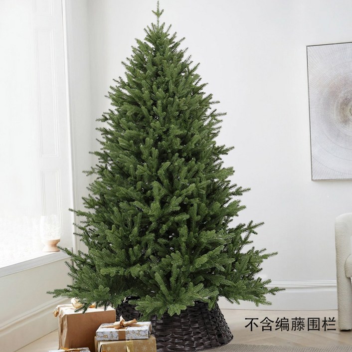 100%PE 친환경 크리스마스트리 무장식트리 거실 150CM-300CM 장식 가게 카페 크리스마스장식 홈파티