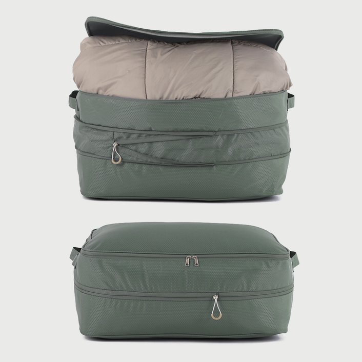 코지앤코 이불 압축 파우치 압축팩 2.0 올리브그린, 1개, 2개입