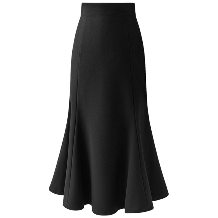 COSYEVNO 스커트 봄가을 정장 머메이드 미디 롱 힙업 스커트