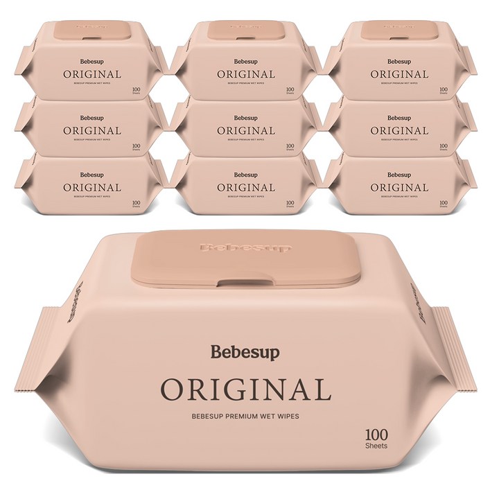 베베숲 오리지널 유아물티슈 캡형