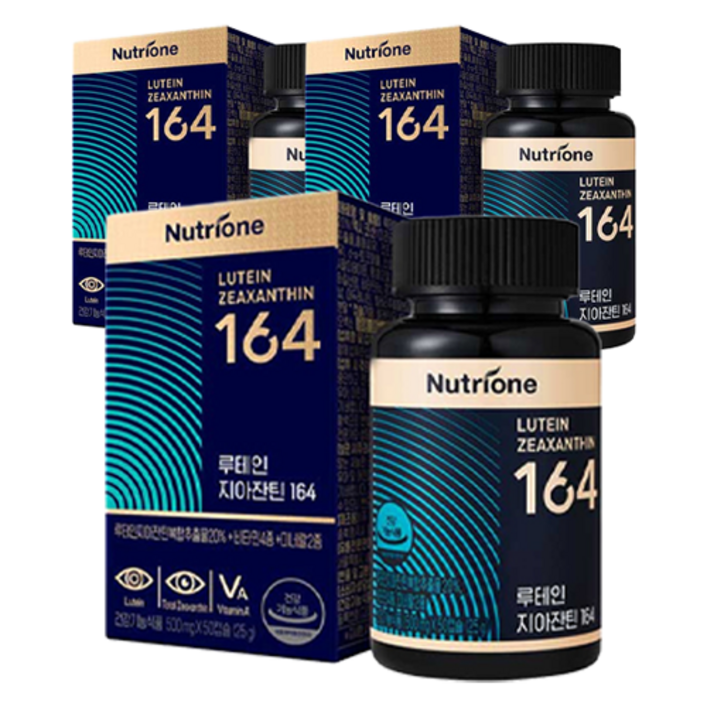 뉴트리원 루테인 지아잔틴 164, 50정, 25g, 3개