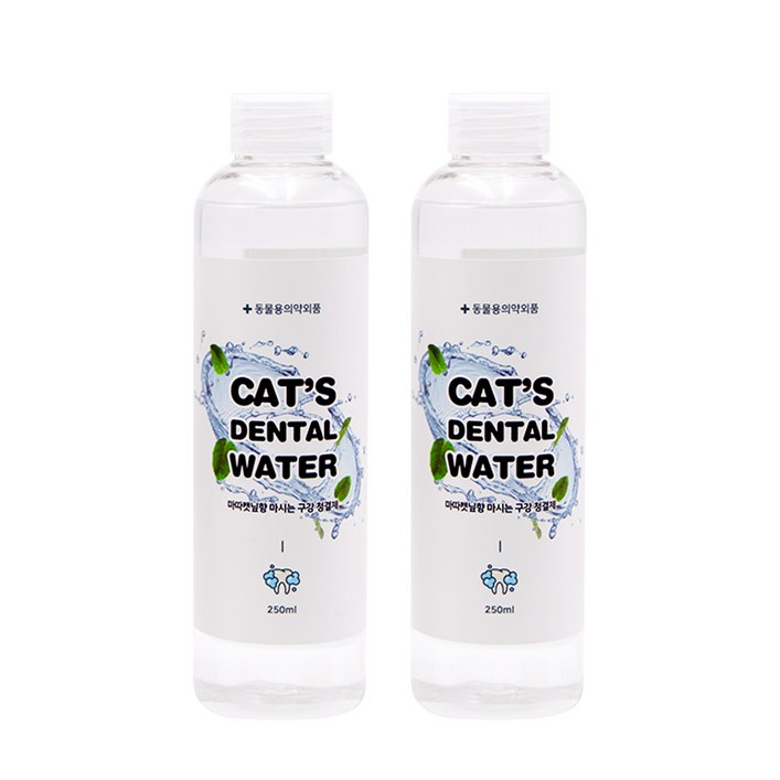 정글몬스터 캣 덴탈워터 구강청결제, 250ml, 2개 정글몬스터 캣 덴탈워터 구강청결제, 250ml, 2개