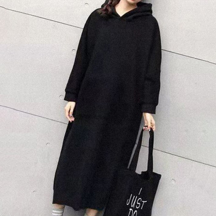 모이르벨라 롱 긴팔 후드 원피스 빅사이즈 포함