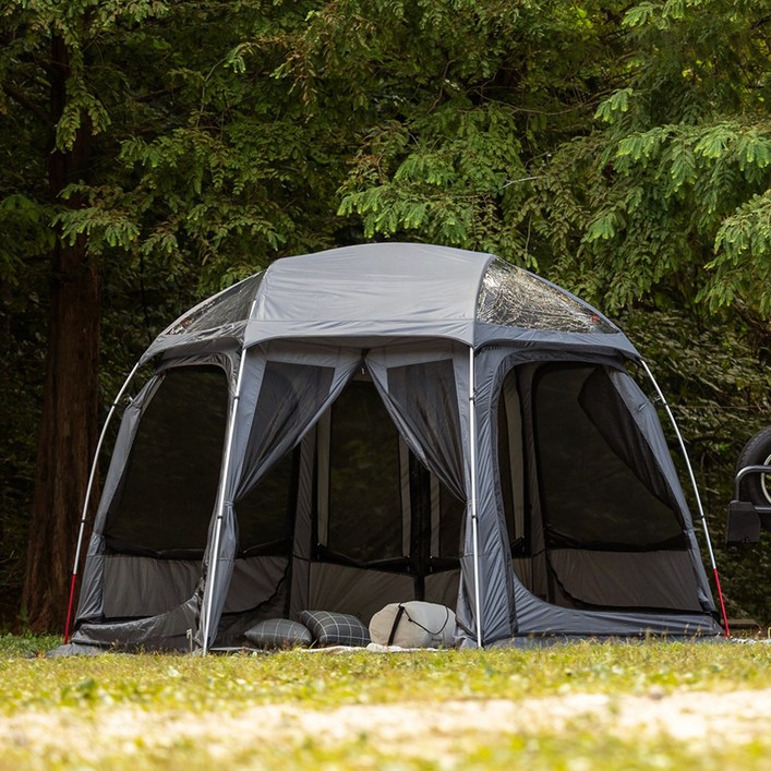 아이두젠 스타돔 대형 헥사 육각 텐트 별보기 우레탄 풀 메쉬 돔 텐트