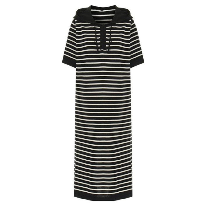 페이지플린 스트라이프 후드 니트 원피스 S5BOP033C