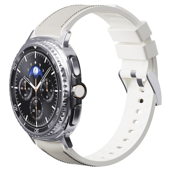 칸탐 하이브리드 가죽 스트랩, 베이지, 1개