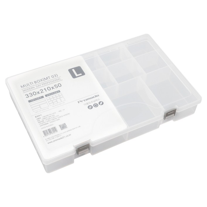 프로메이드 멀티박스 대 MT03, 1개, 투명