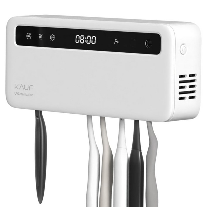 카프 UV 올인원 칫솔 건조 살균기, 화이트, KFDL6