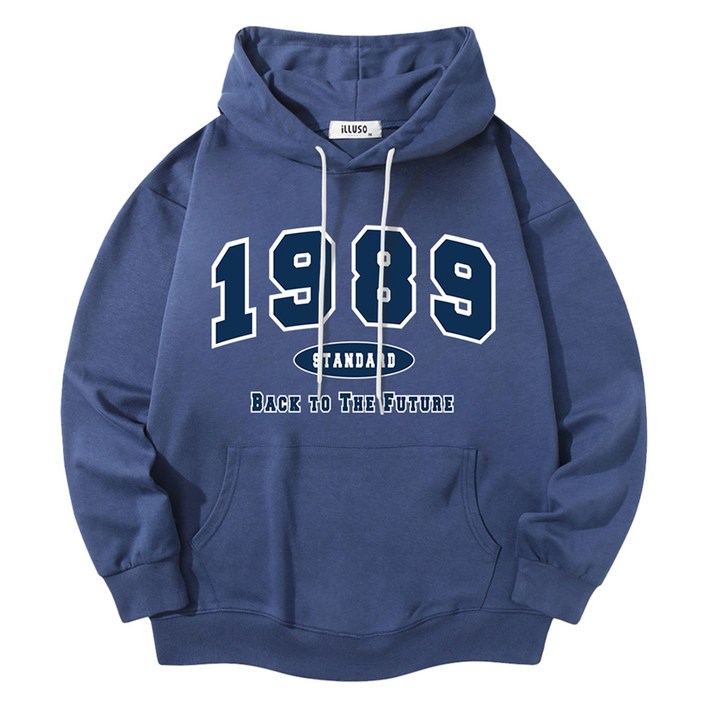 일루소 남녀공용 소프트 특양면 1989스탠다드 후드티
