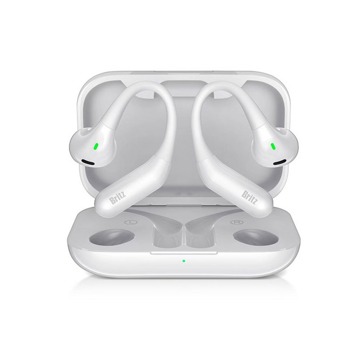 브리츠 V5.4 오픈형 블루투스 이어폰, White, Fit5 Pro 브리츠 V5.4 오픈형 블루투스 이어폰, White, Fit5 Pro