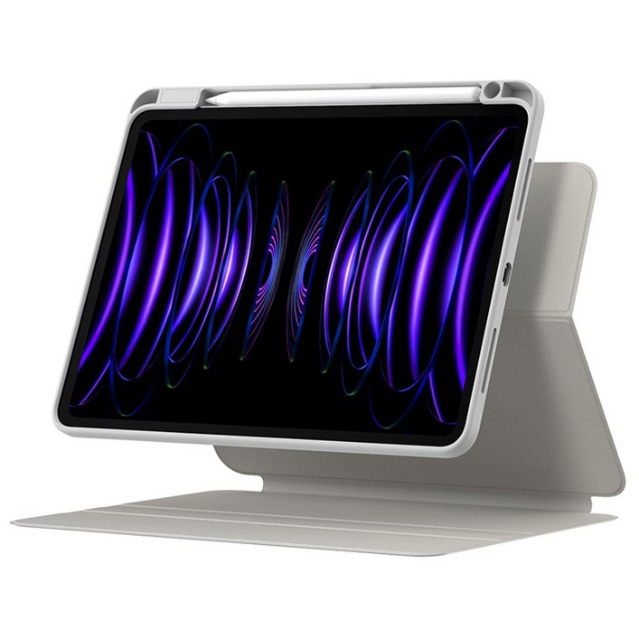 베이스어스 마그네틱 펜슬 커버 태블릿PC 케이스, 그레이 베이스어스 마그네틱 펜슬 커버 태블릿PC 케이스, 그레이