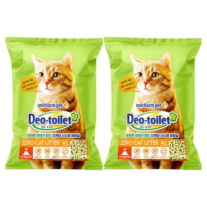 유니참데오토일렛 사막화방지 고양이 모래