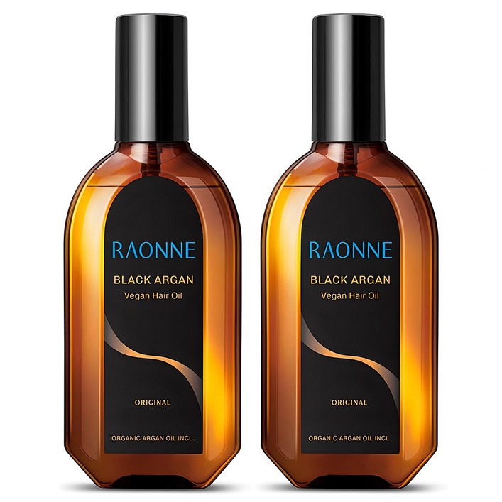 비건뷰티 라온느 블랙 아르간 헤어오일, 100ml, 2개