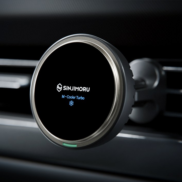 신지모루 Qi2 M 터보쿨러 맥세이프 차량용 무선충전거치대  C to C, 혼합색상, 단일상품