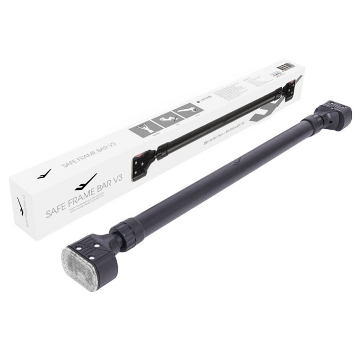 프로스펙스 흠집방지 안전철봉 V3, 블랙