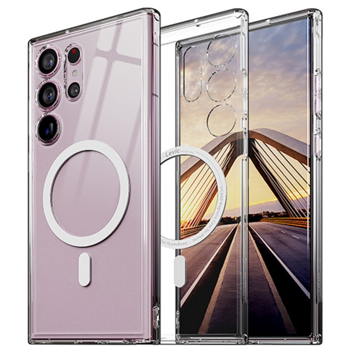 빅쏘 레빅터프 자석 내장형 변색방지 충격보호 갤럭시 범퍼 하드 휴대폰 케이스