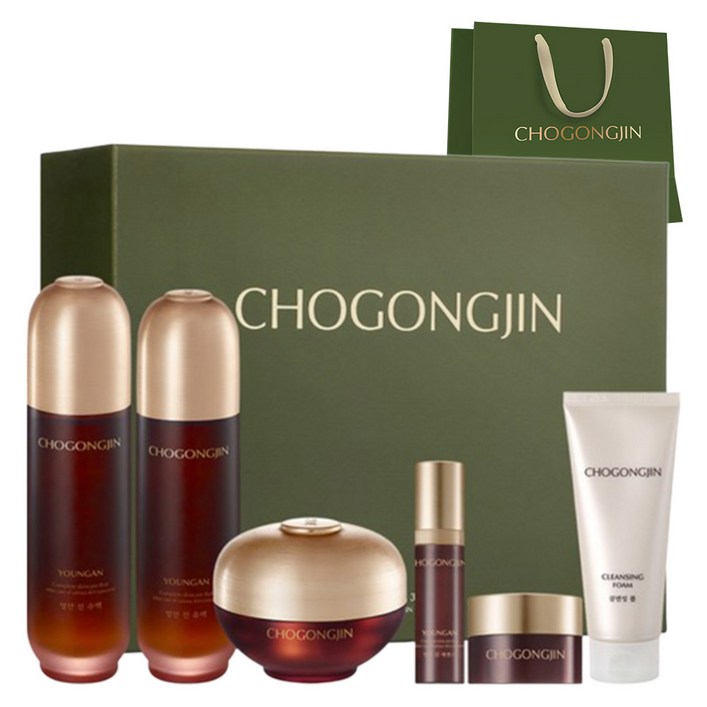초공진 영안 기초 화장품 3종 기획세트, 1세트
