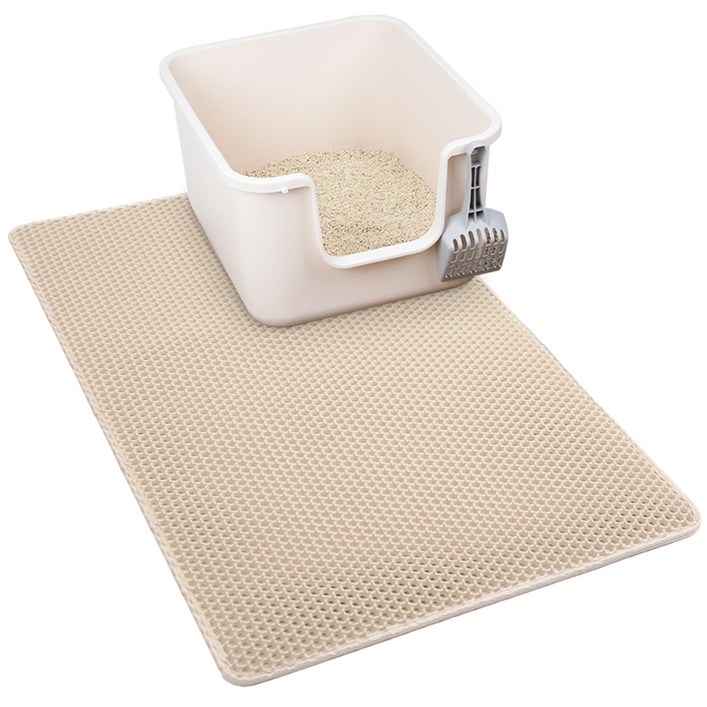 코멧 펫 고양이 사막화방지 벌집모양 모래매트(90x60cm)