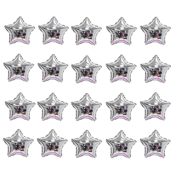 별 은박 풍선 23cm