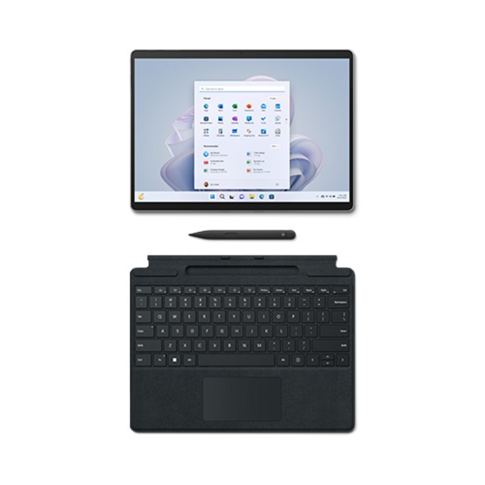 서피스프로9 마이크로소프트 서피스 프로9 노트북 13 + 키보드 블랙 + 슬림펜 2