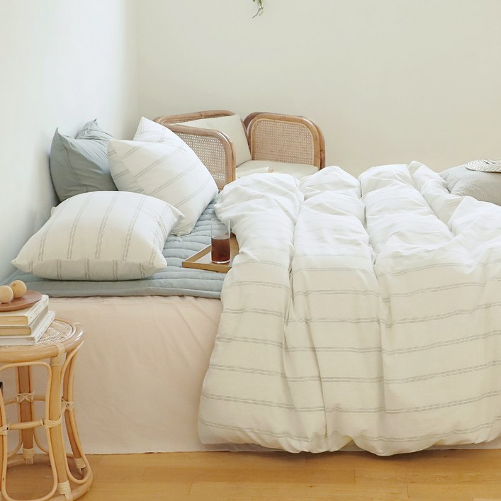 올리비아데코 플랫 순면 홑이불커버