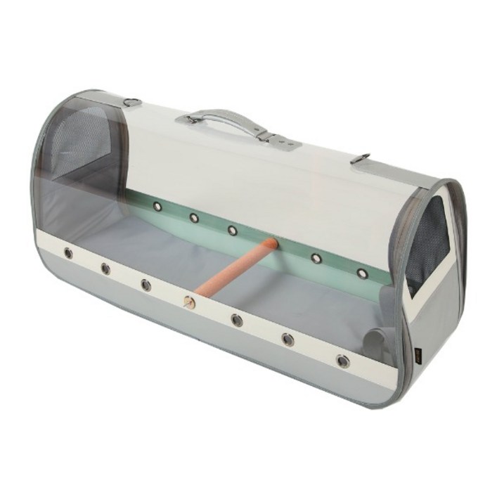 마카우 앵무새 이동가방 산책 외출 여행 첨금강 홍금강 할리퀸 이동장 실버