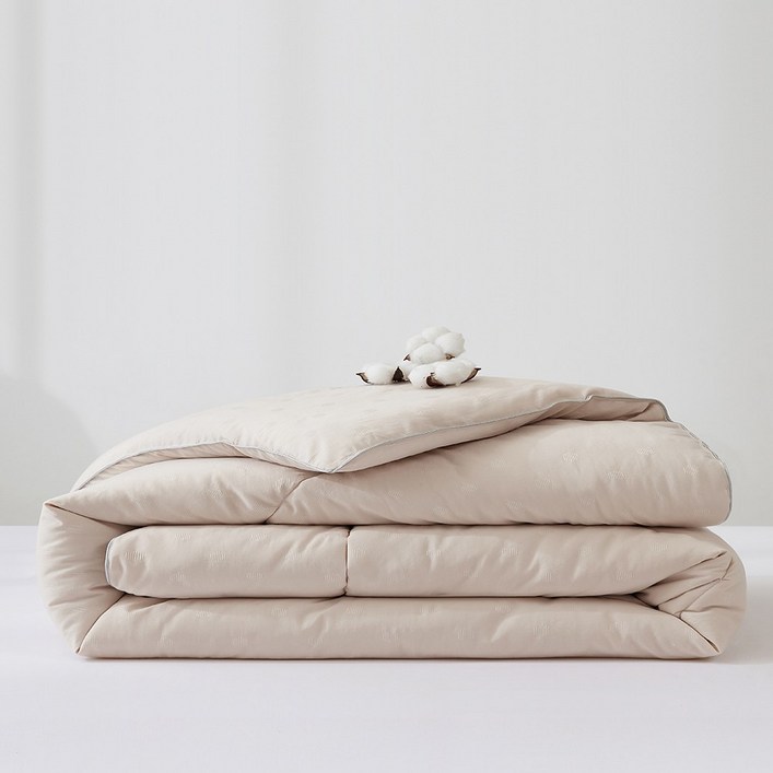 GHKO 홈 베이직 차렵이불 포근 부드러운 사계절 차렵 이불 100 순면 먼지 없는 침구워셔블 이불단품 SS K