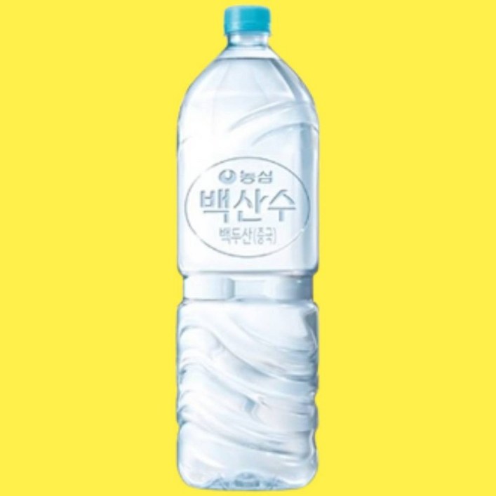 농심 백산수 무라벨 2L 12페트, 12개