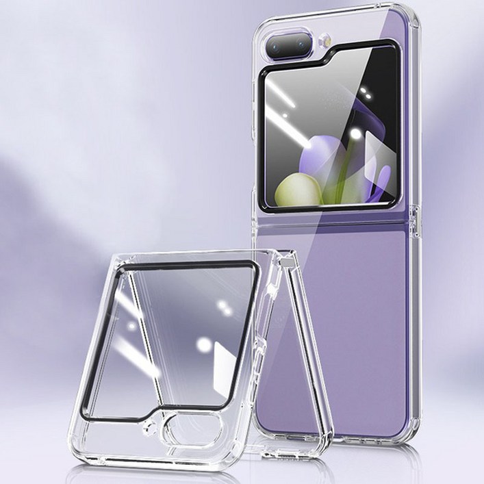 NO변색초슬림강력 볼라비 z플립5 케이스 투명 삼성 갤럭시 젤리 제트플립5 지플립5 g플립5 samsung flip5 플립 case