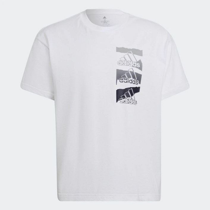 아디다스 에센셜 브랜드러브 싱글 저지 티셔츠 HE4315