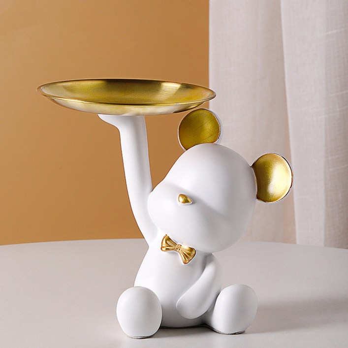 모리베어 업트레이 오브제 다용도 트레이, 화이트