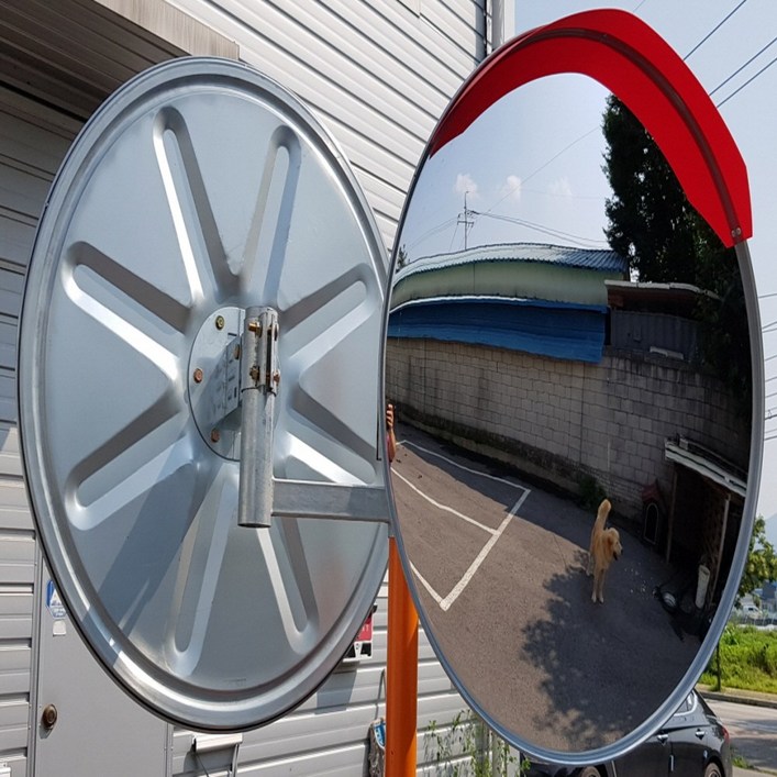 그린기획 국내산 한국형 도로반사경 선명하고 깔끔한 디자인 시야가 넓어서 편안함, 거울면, 1개