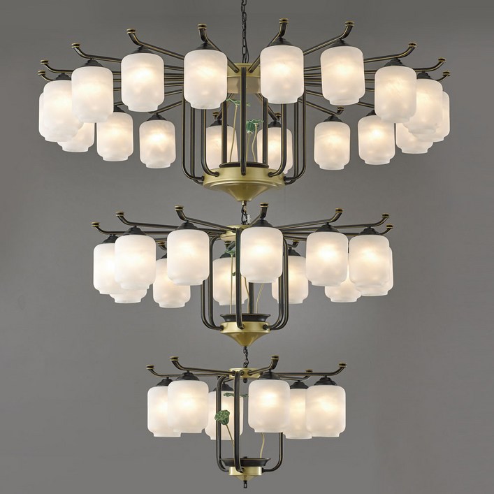 라네즈3단36등 대형샹들리에엔틱 호텔로비 영화소품 인테리어조명, 선택안함