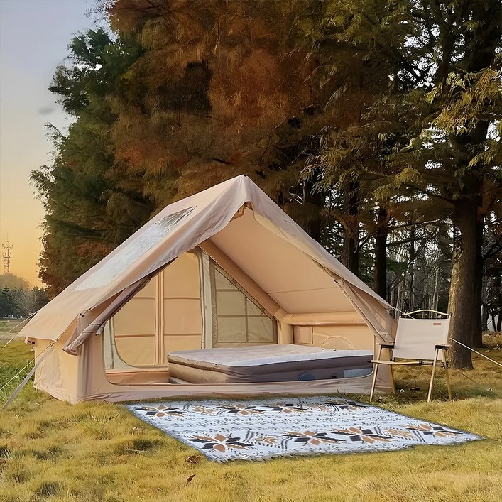 캠프텐버 하늘창문 감성 사계절 원터치 에어텐트, 5-6인용 (3m x 2.1m x 2m)