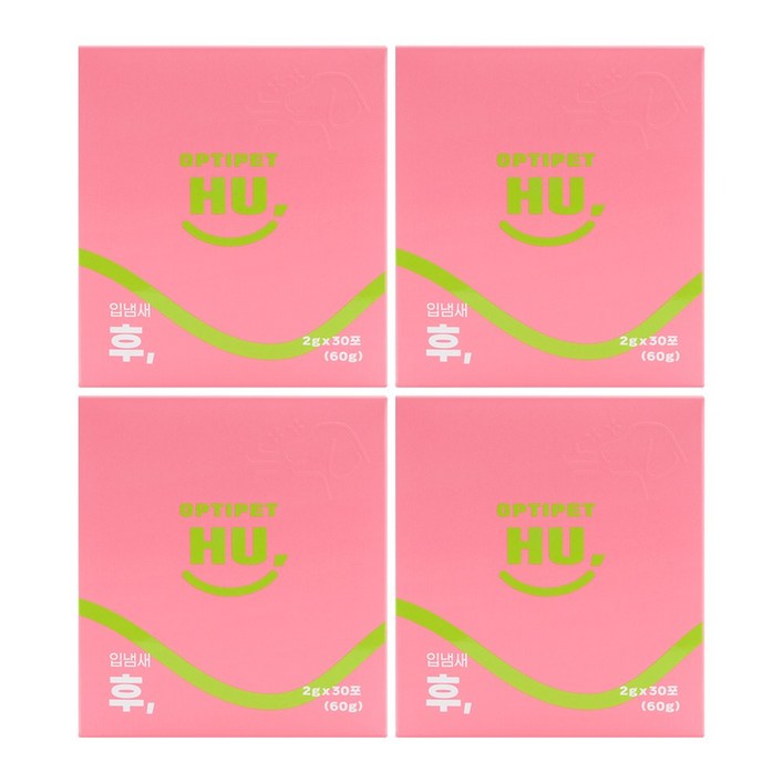 옵티펫 반려동물 영양제, 30회분, 구강치석관리, 4개