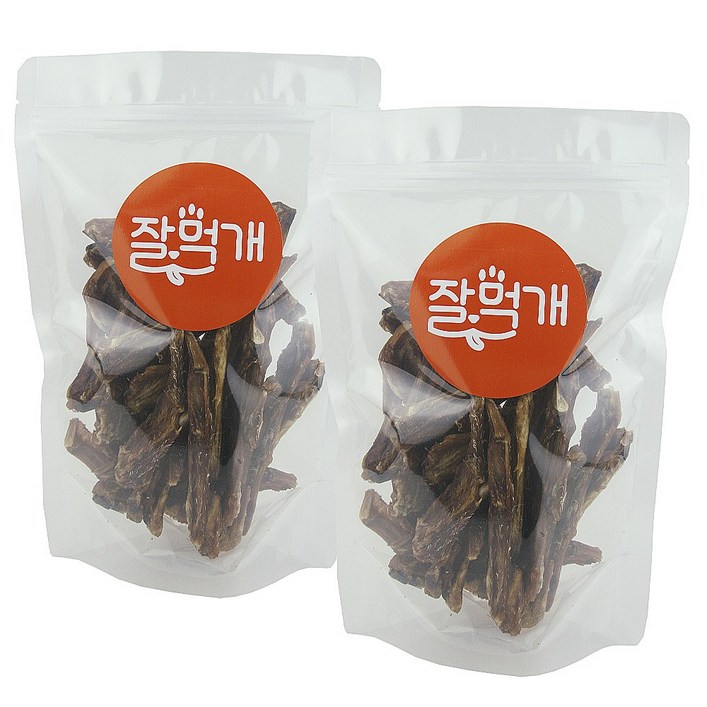 [잘먹개] 강아지 수제간식 대용량, 작은 오리날개(팁), 2개, 500g, 오리날개(팁)