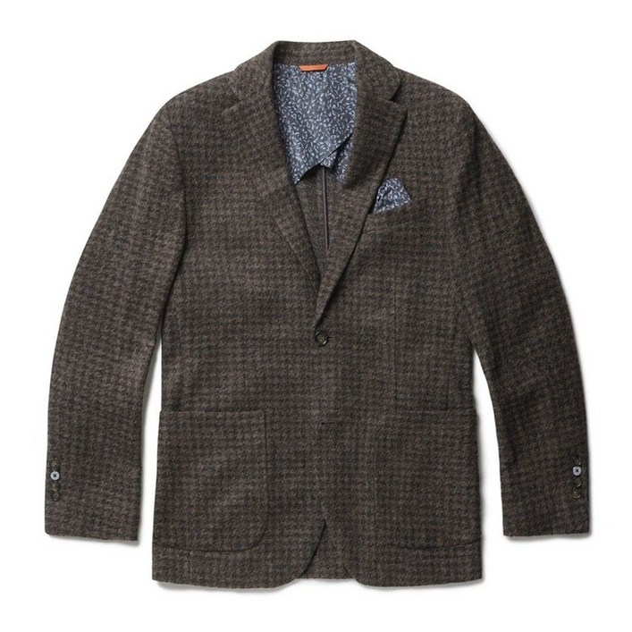 헨리코튼 패턴 울 자켓 재킷 AHJAW24611BED TVE804 GRA691