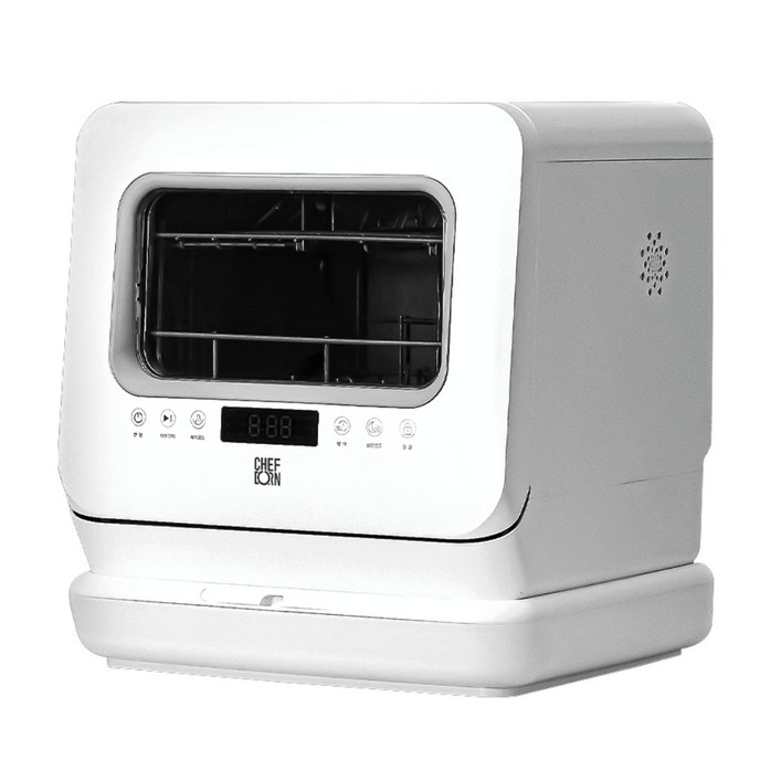 쉐프본 워시폴4케어플러스 무설치 무타공 물통내장 식기세척기 3인용