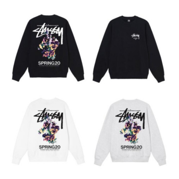 스투시 부케 긴팔 맨투맨 티  1914565