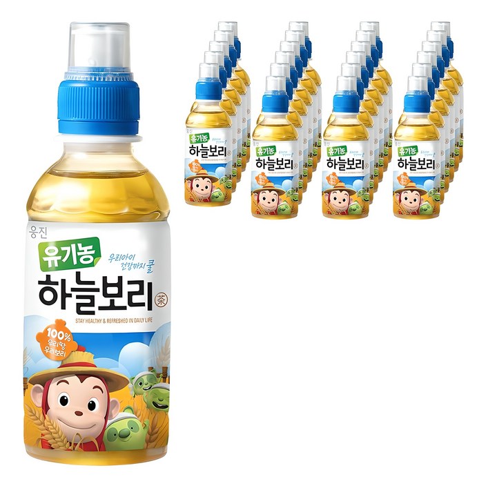 하늘보리 유기농 보리차, 200ml, 24개