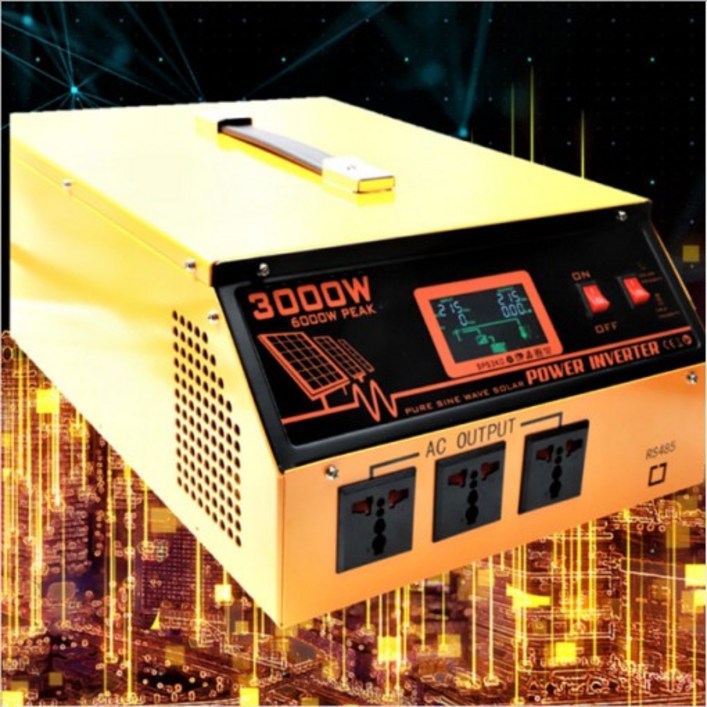 벨류텍 태양광 UPS 멀티 인버터 24V 2000W 3000W AC/DC 공용 가정 캠핑, 1개