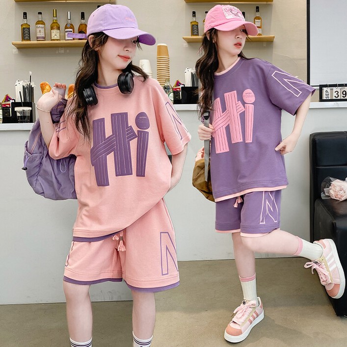 밀크봉봉 초등생 여아 2컬러 상하세트 밀크봉봉 초등생 여아 2컬러 상하세트