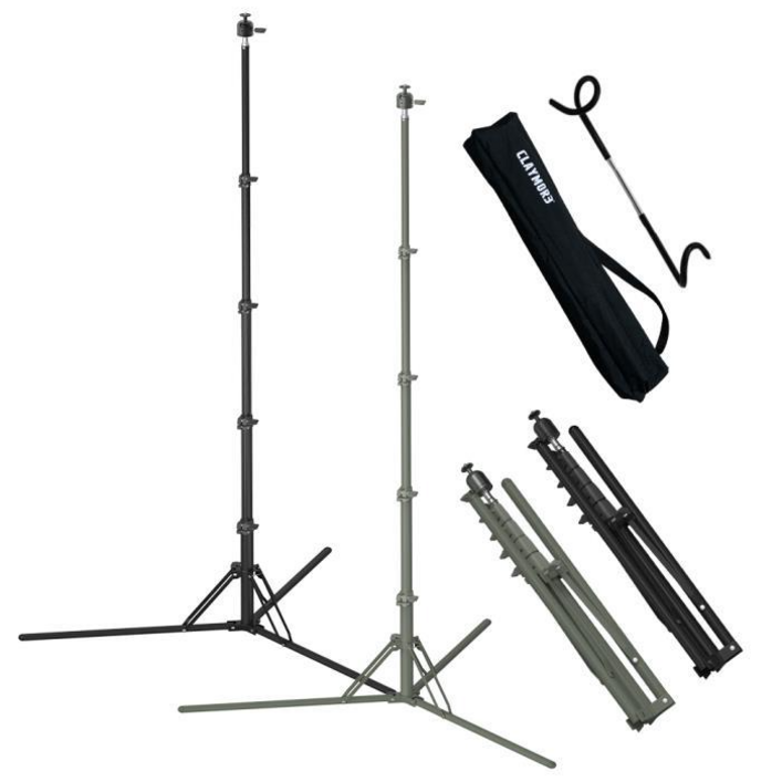 크레모아 베이직 삼각대 높이조절 랜턴걸이 멀티 스탠드 5단