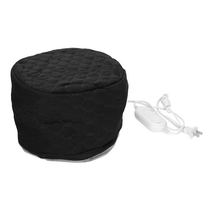 가정용 전기 난방 모자 모자 조정 가능한 뜨거운 오일 치료 모자 살롱 이발사 액세서리 헤어 케어 미국 플러그