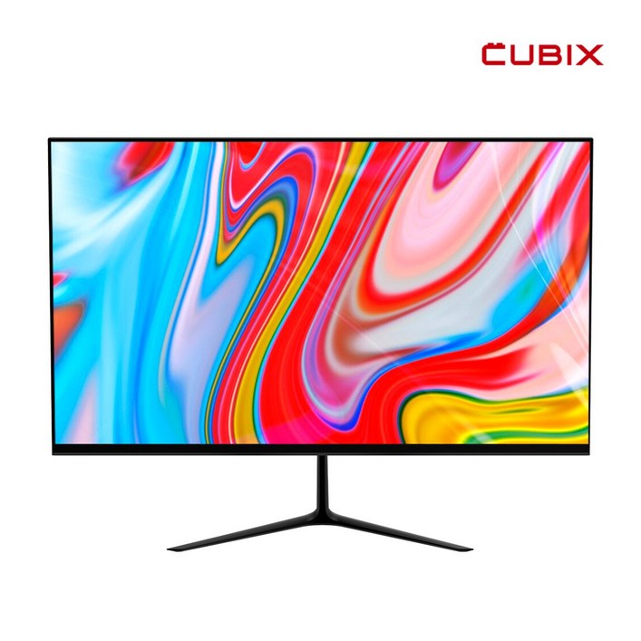 큐빅스 60.4cm (24인치) FHD LED 75Hz 사무용 게이밍 컴퓨터모니터 LE-240FM