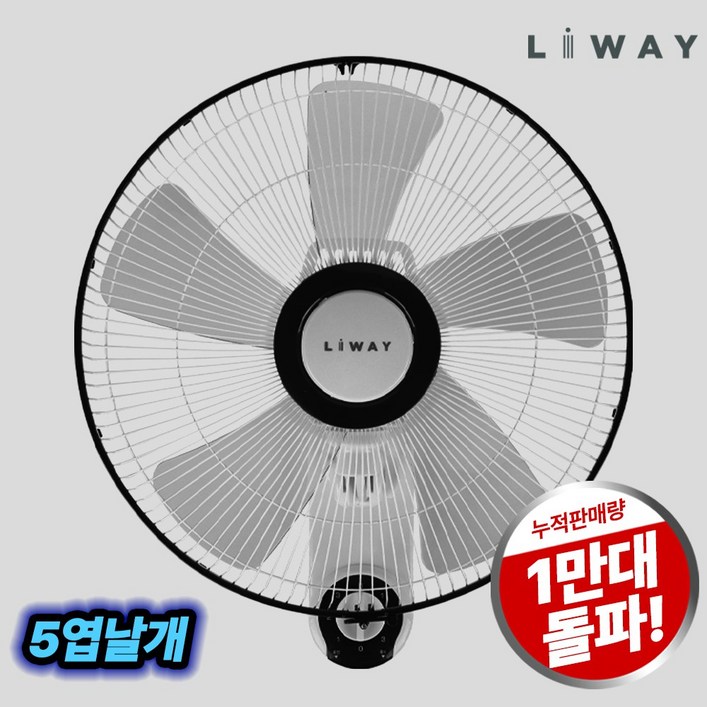 리웨이 데일리 벽걸이 선풍기 가정용 줄당김형